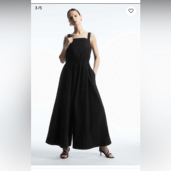 COS Pants - COS Black Wide-Leg Jumpsuit